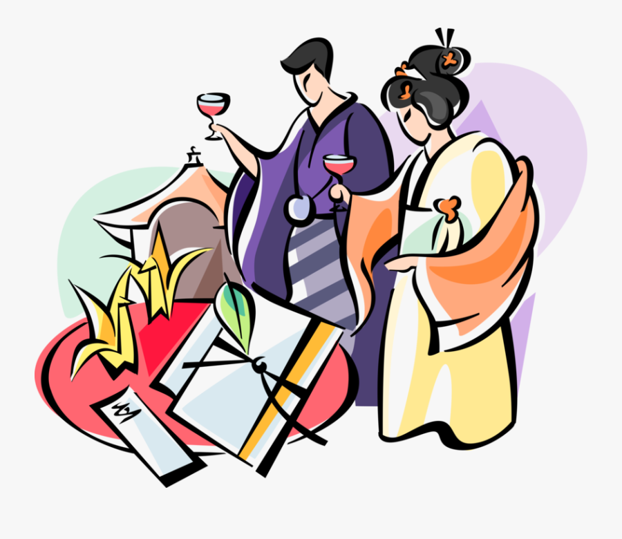 Japan Clipart Japan Wedding - Japanese Wedding Clip Art, Transparent Clipart