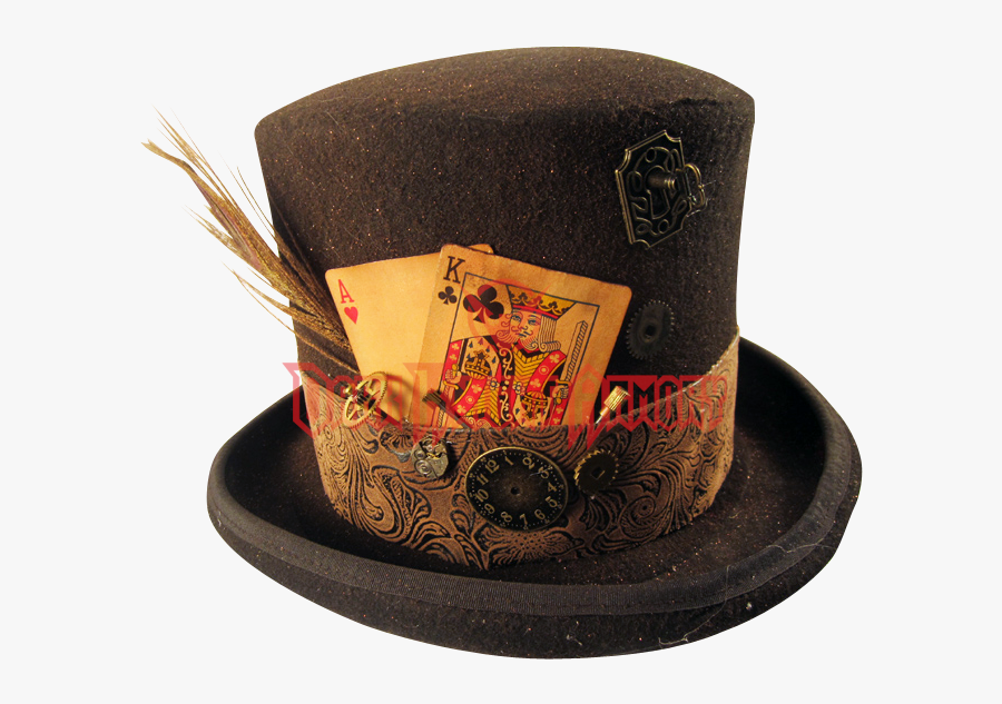 Top Hat Clipart Cool Hat - Top Hat With Cards, Transparent Clipart