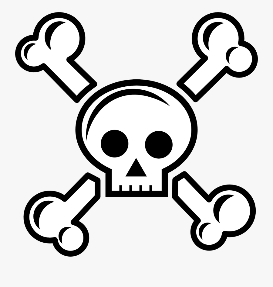 Deadth Clipart Cute Cross Free Collection - Pirate Cross, Transparent Clipart