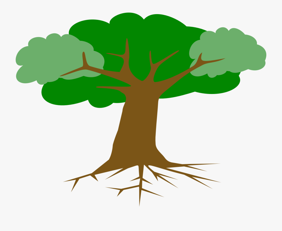 Transparent Root Clipart - Animated Trees With Roots, Transparent Clipart