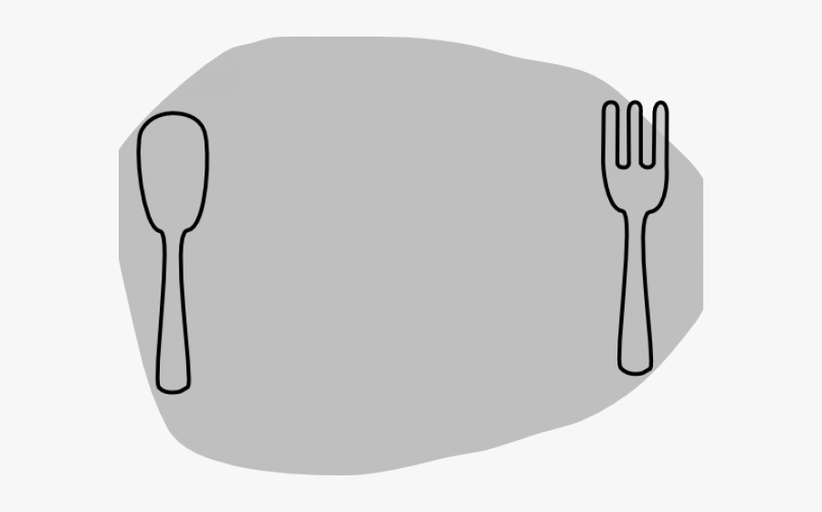 Dinner Plate Clipart Plate Silverware - Plate Clip Art, Transparent Clipart