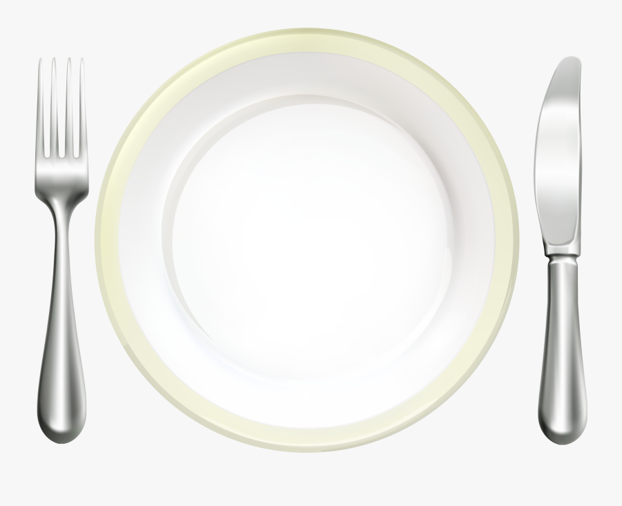 Dishes Clipart Plate Silverware - Gifs De Padre De Familia, Transparent Clipart