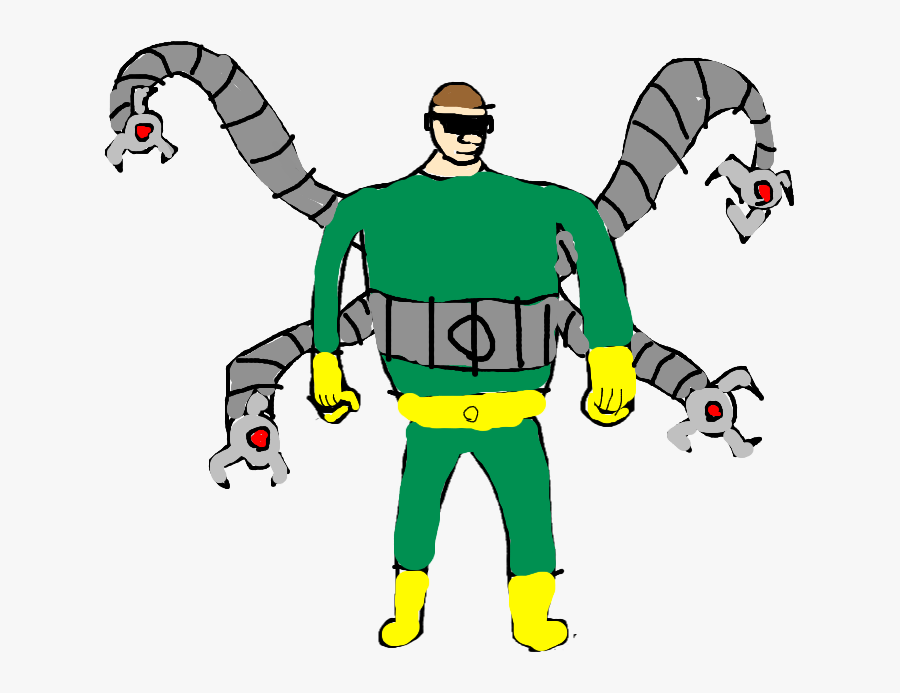 Doctor Octopus - Actor - Cartoon - Cartoon, Transparent Clipart