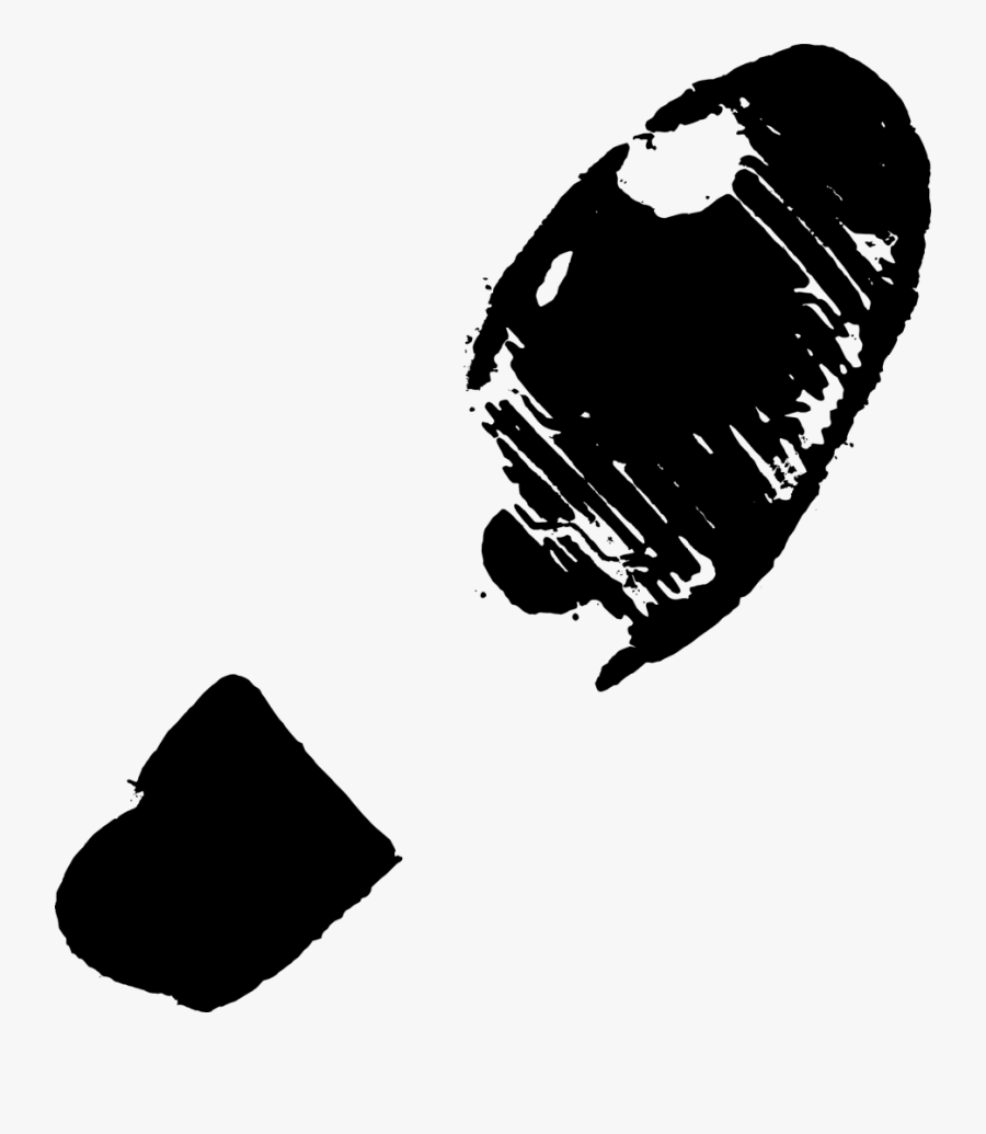 Shoe Footprint - Illustration - Foot Print Shoe, Transparent Clipart