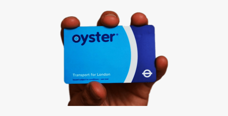 Oyster Card In Hand - Staff Nominee Oyster Card, Transparent Clipart
