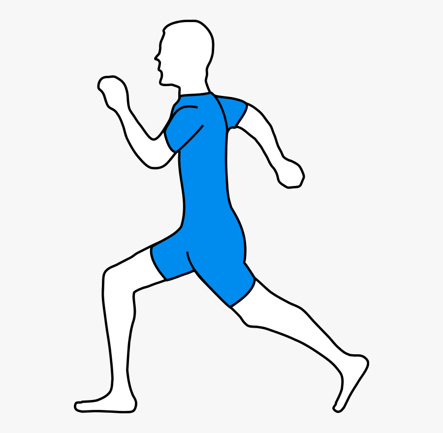 Person Running Clipart - Running Man Clip Art, Transparent Clipart