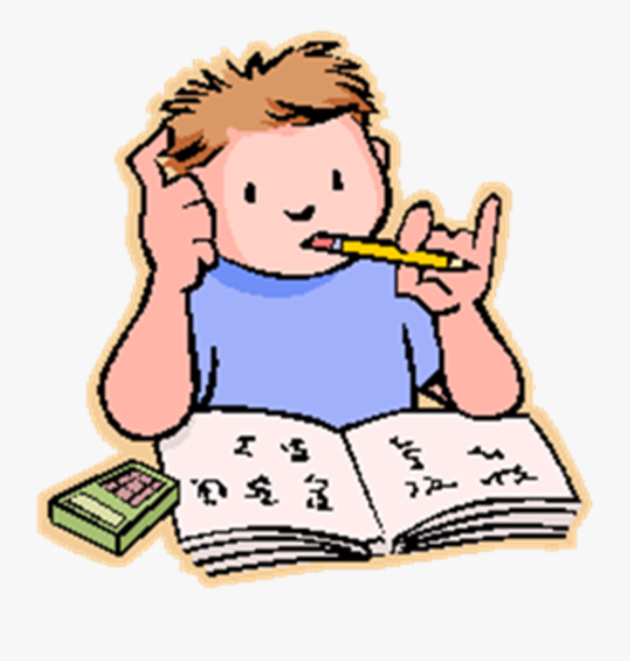 Four Studying Tips For College - Do My Homework Cartoon, Transparent Clipart