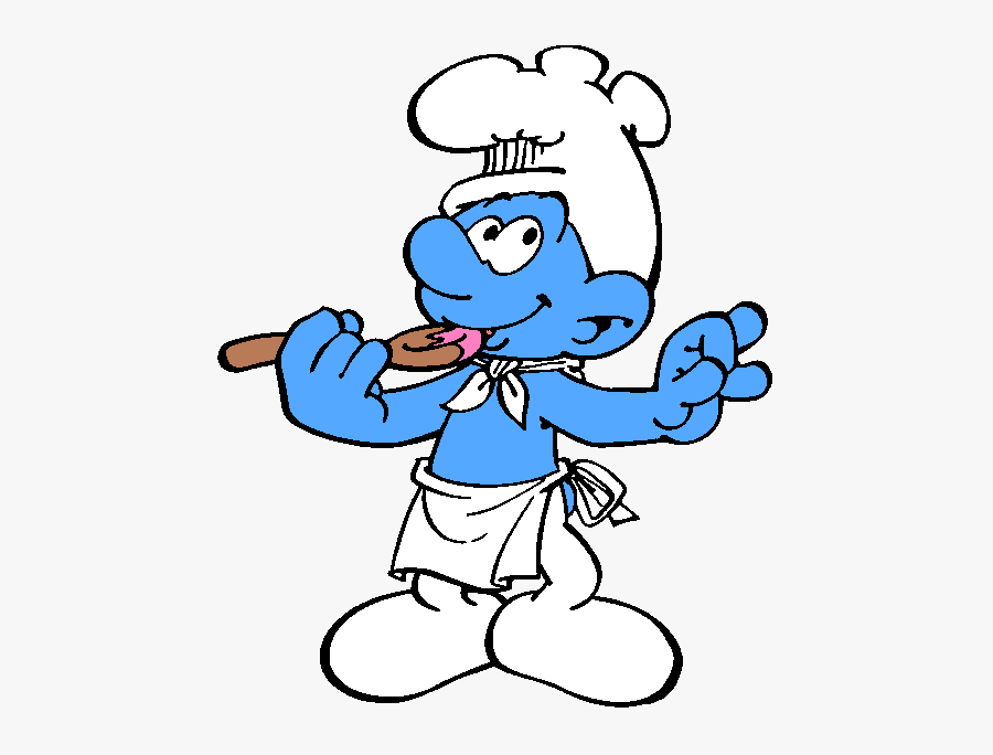 Image - Baker Smurf, Transparent Clipart