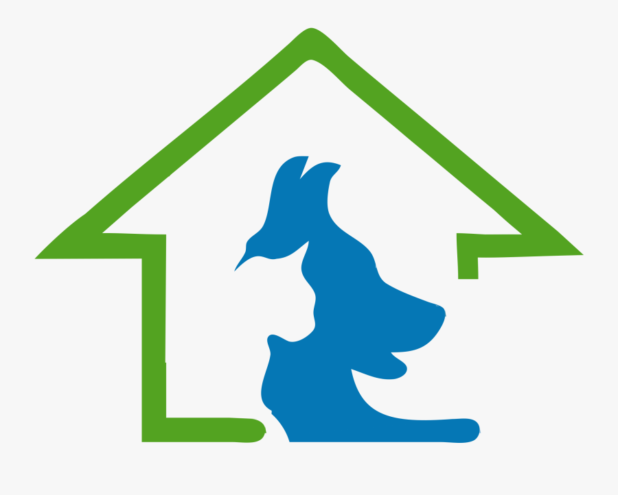 Dog And Cat House Graphic Transparent Library - Cats And Dogs House, Transparent Clipart