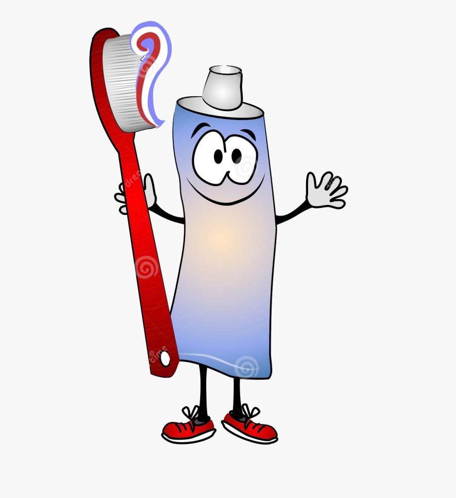 Cartoon Toothbrush, Transparent Clipart