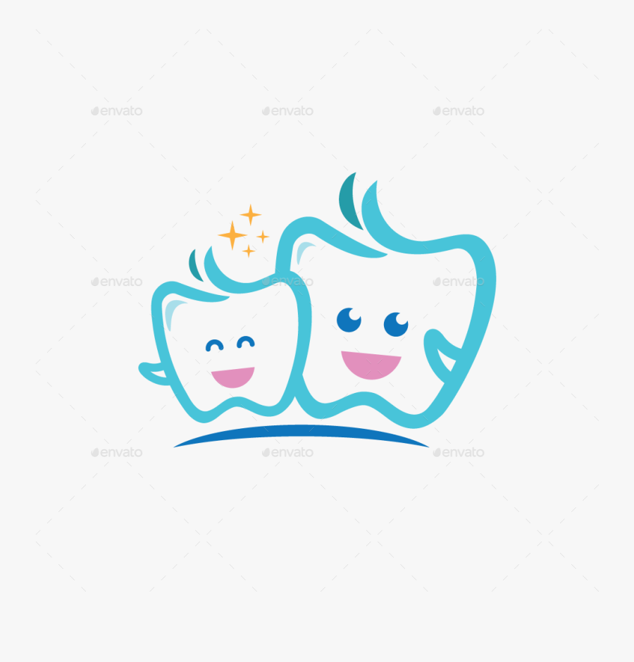 Dental Clipart Happy Tooth - لوگو دندانپزشکی کودکان, Transparent Clipart
