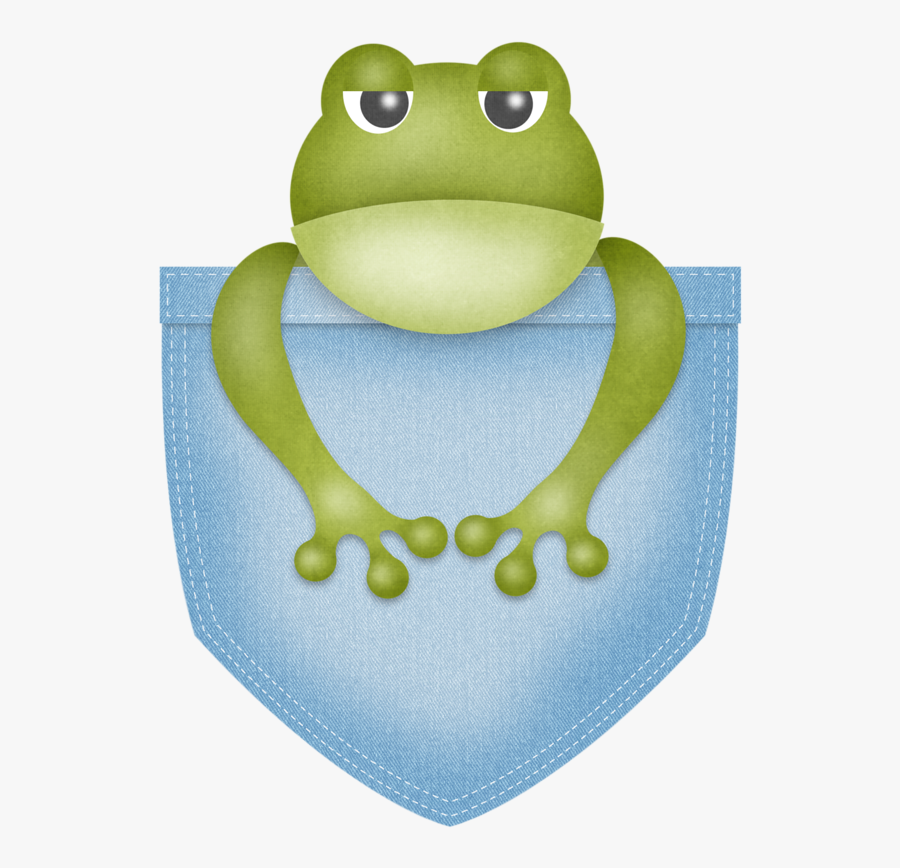 Transparent Bullfrog Clipart - Frog In A Pocket Clipart, Transparent Clipart