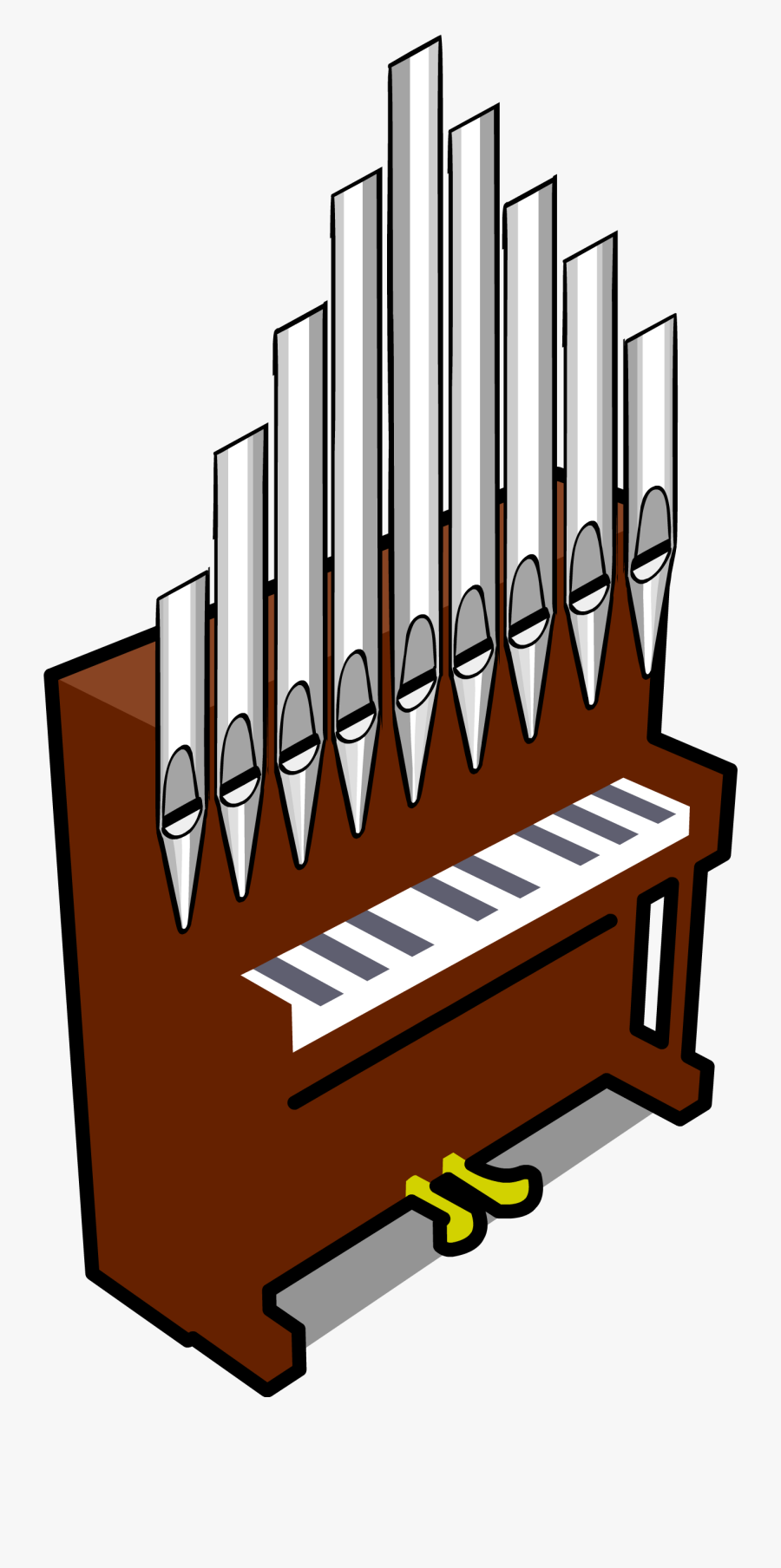 Clip Art Pipe Organ Clipart - Clip Art Upright Piano, Transparent Clipart