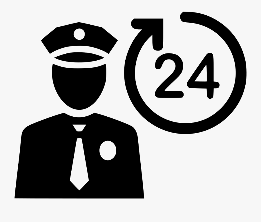 Protect Offer Pole Svg - Security Guard Icon Png, Transparent Clipart