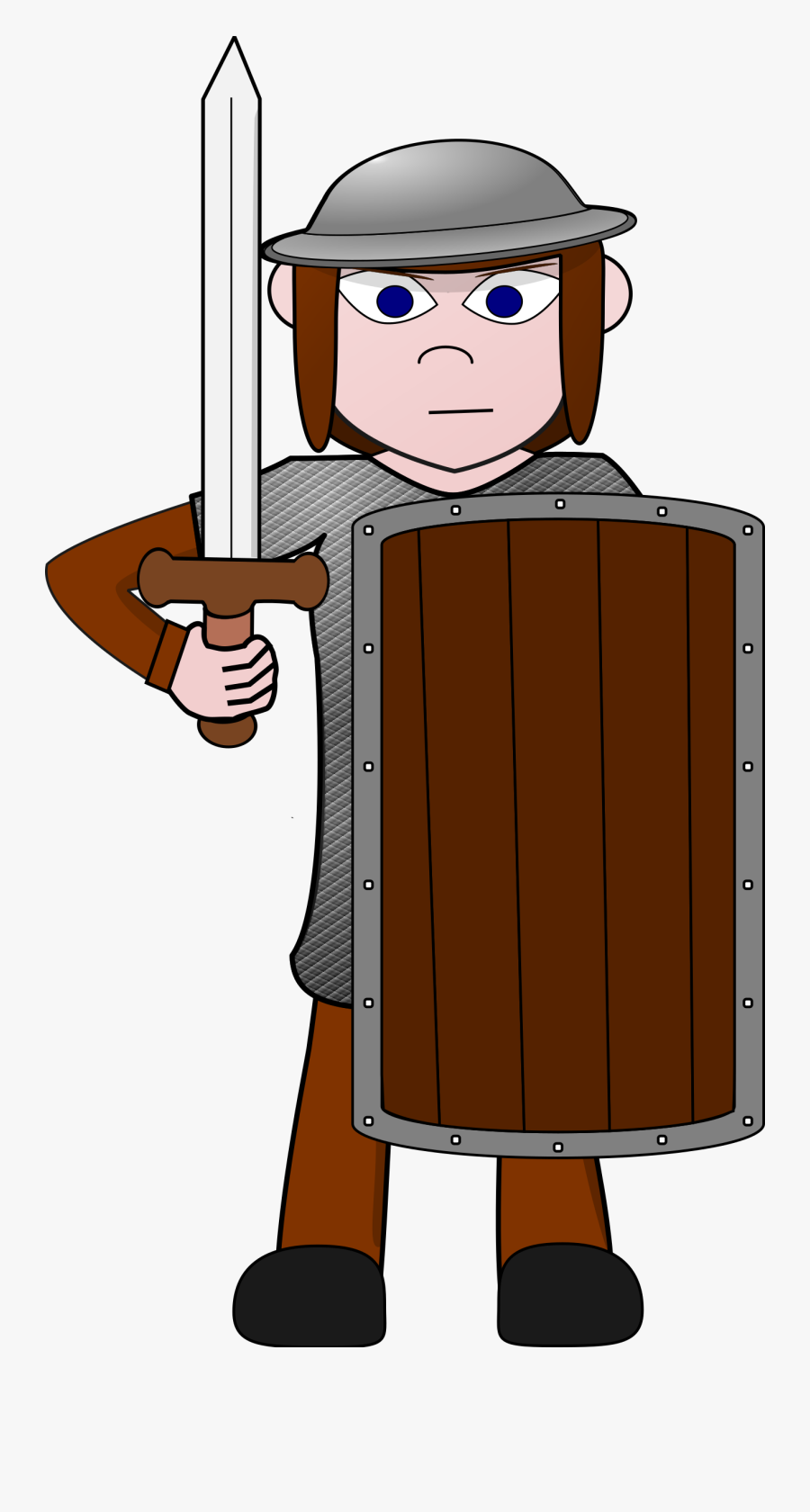 Human Behavior,fictional Character,finger - Medieval Guard Clipart, Transparent Clipart