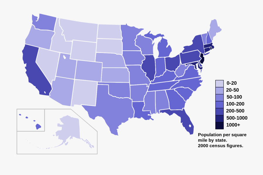 Interactive Us Population Map - Choropleth Map Of Canada, Transparent Clipart