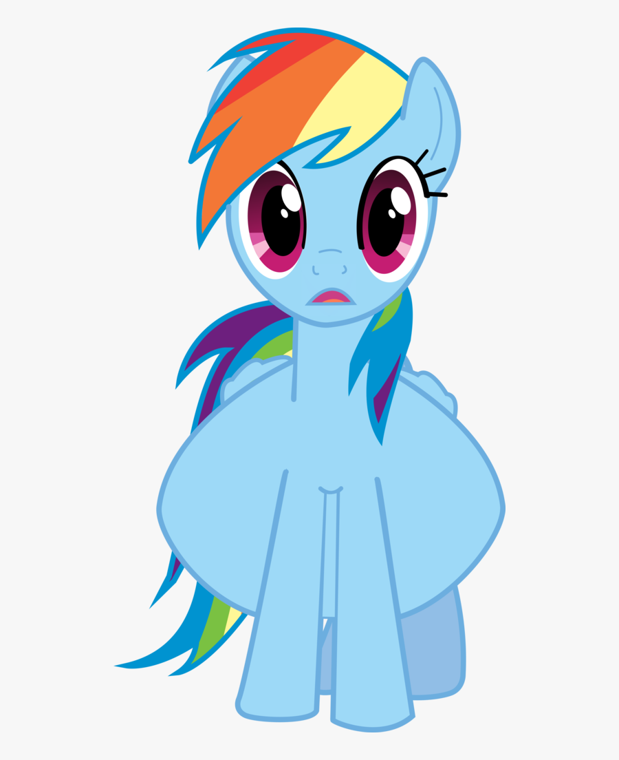 Edit, Hyper, Hyper Pregnancy, Inkscape, Pony, Pregnant, - My Little Pony Rainbow Dash Face, Transparent Clipart