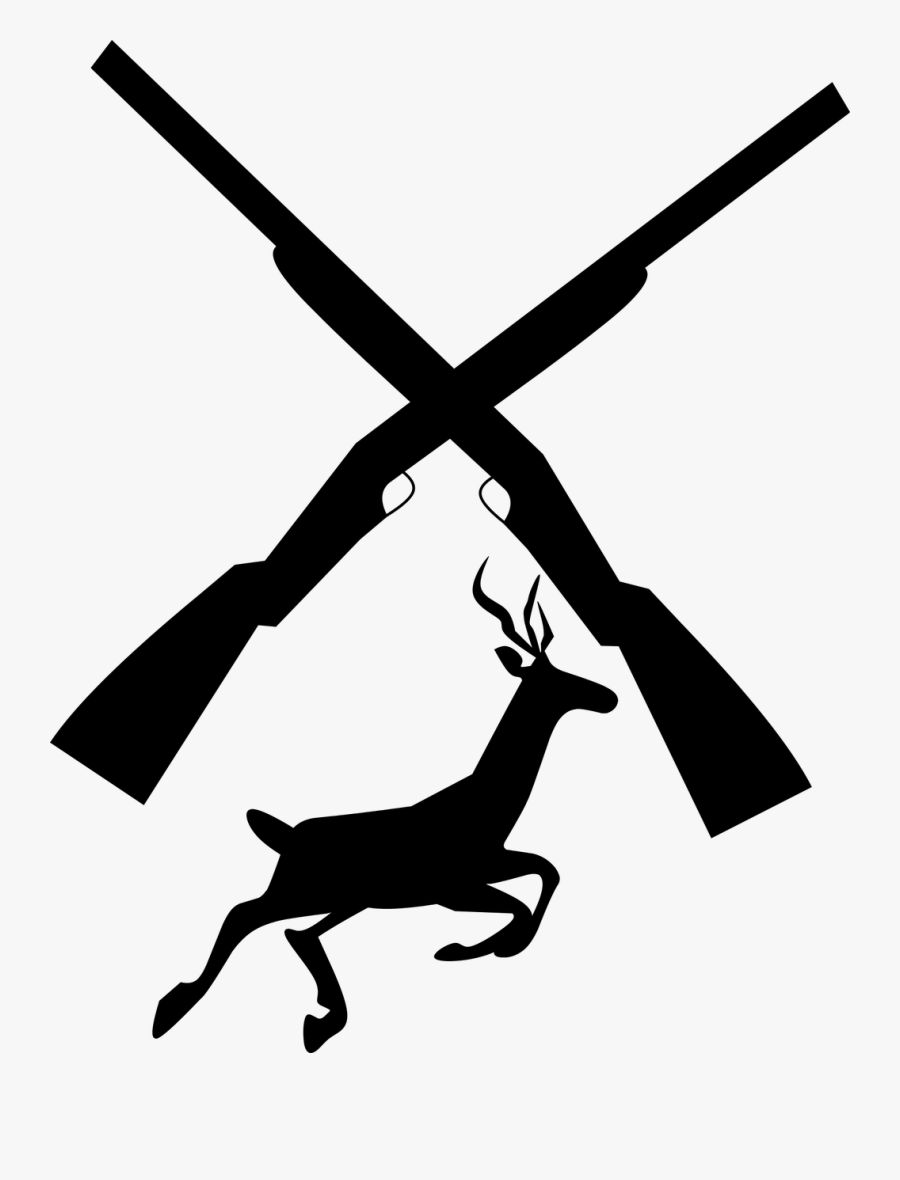 Hunt Logo Guns - Senjata Logo, Transparent Clipart