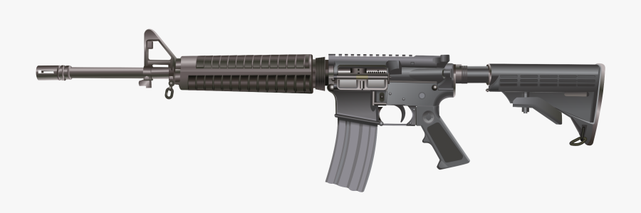 M Ar Rifle Big - M4 Carbine, Transparent Clipart
