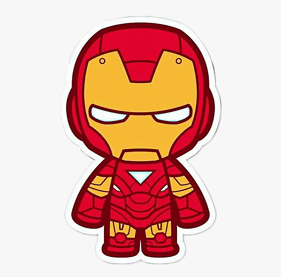 #ironman #hierro #iroman #emoji #emojis #emojisticker - Iron Man Cartoon Png, Transparent Clipart