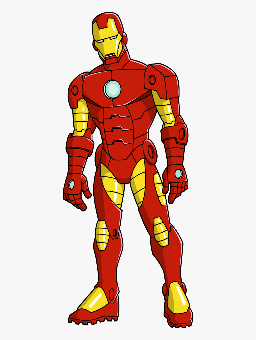 Clip Art Imagem Miss O Marvel - Iron Man Cartoon, Transparent Clipart