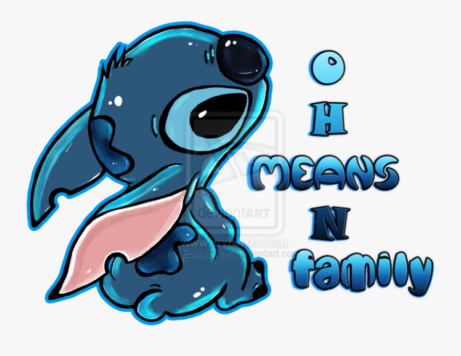 Clip Art Lilo And Stitch - Ohana Wallpaper Lilo And Stitch, Transparent Clipart