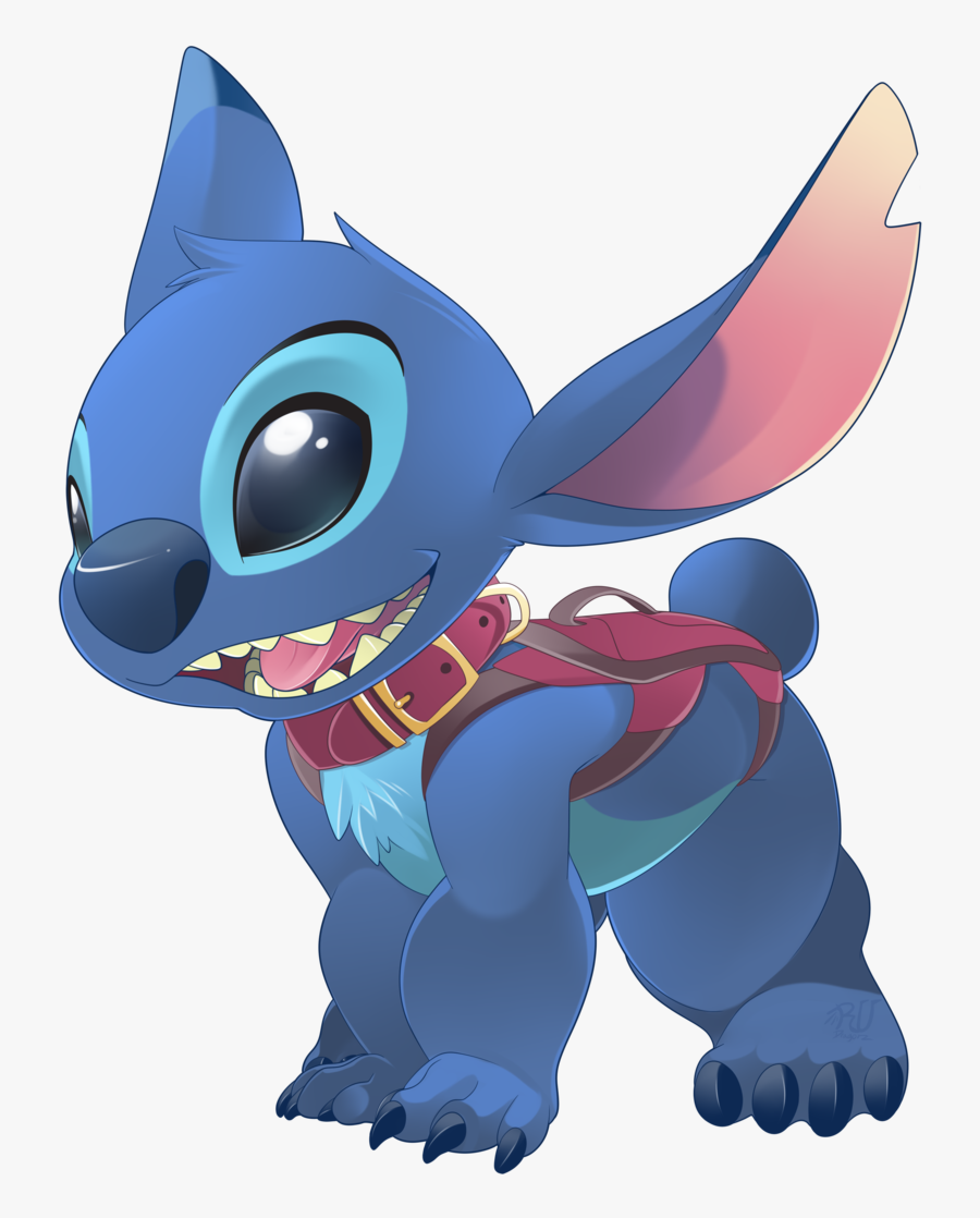 Clip Art Lilo And Stitch Drawings - Stitch As A Dog, Transparent Clipart