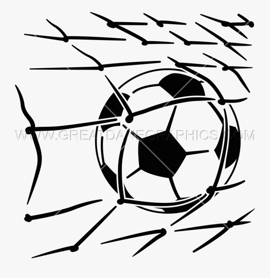Transparent Soccer Net Png - Soccer Ball In Net Clipart, Transparent Clipart