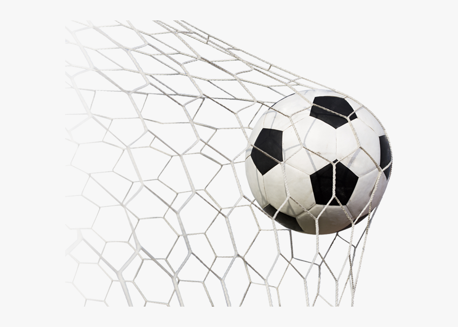 Soccer Ball And Goal Png - Soccer Ball In Goal Png, Transparent Clipart