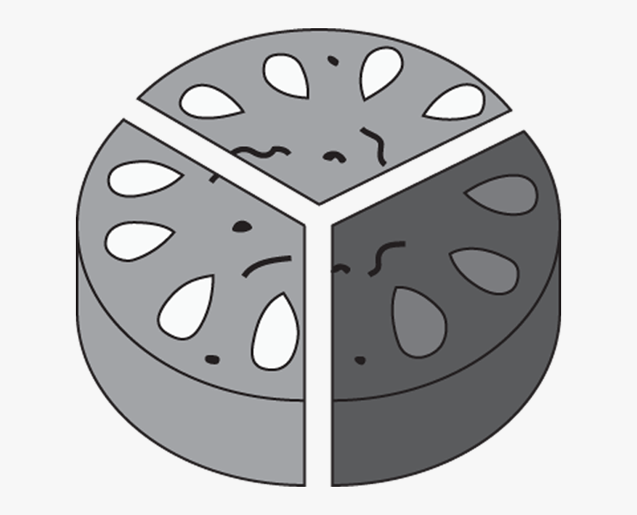 Разрезать вид. Fraction 1/3 Cake. Как разделить торт антрацитовой плёнкой.