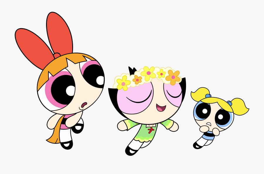 Powerpuff Girls Buttercup Blossom And Bubbles Clipart - Powerpuff Girls Blossom Bubbles Buttercup, Transparent Clipart