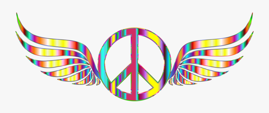 Clip Art Hippie Background - No Background Peace Sign, Transparent Clipart