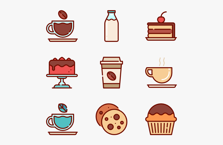 Coffee Shop - Cute Coffee Icon Transparent, Transparent Clipart