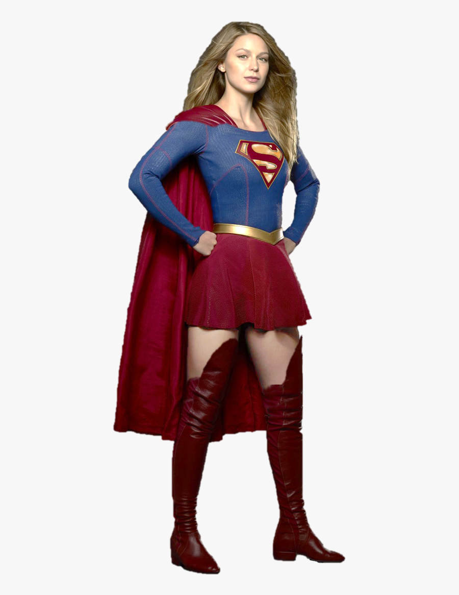Arrow The Flash Supergirl Cw Png Clipart - Supergirl Melissa Benoist Png, Transparent Clipart