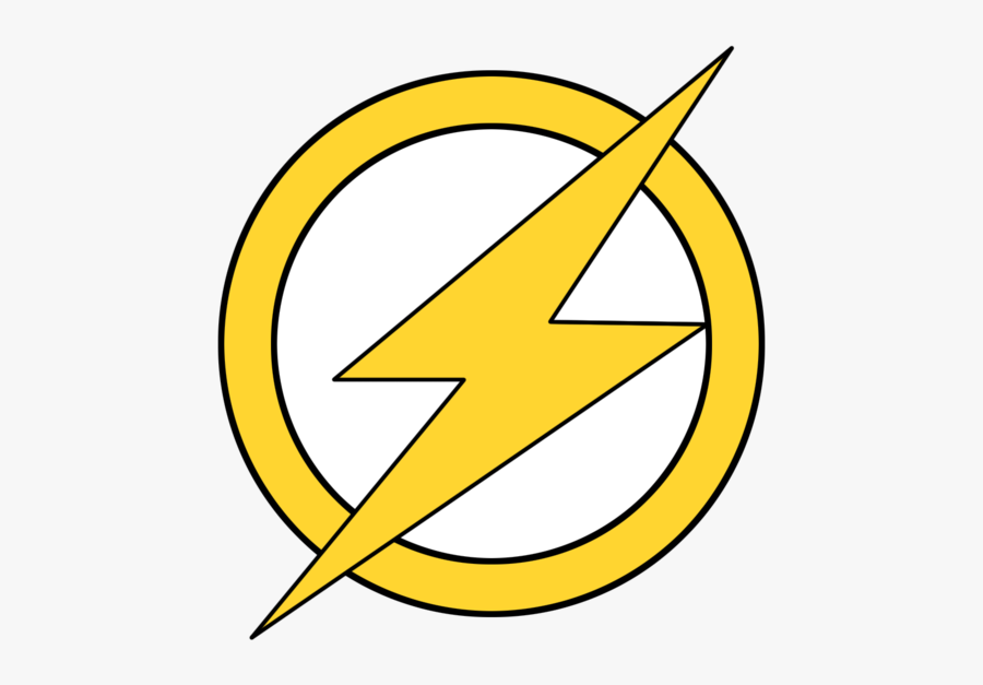 The Flash Logo By Machsabre - Mascara Do Flash Molde, Transparent Clipart