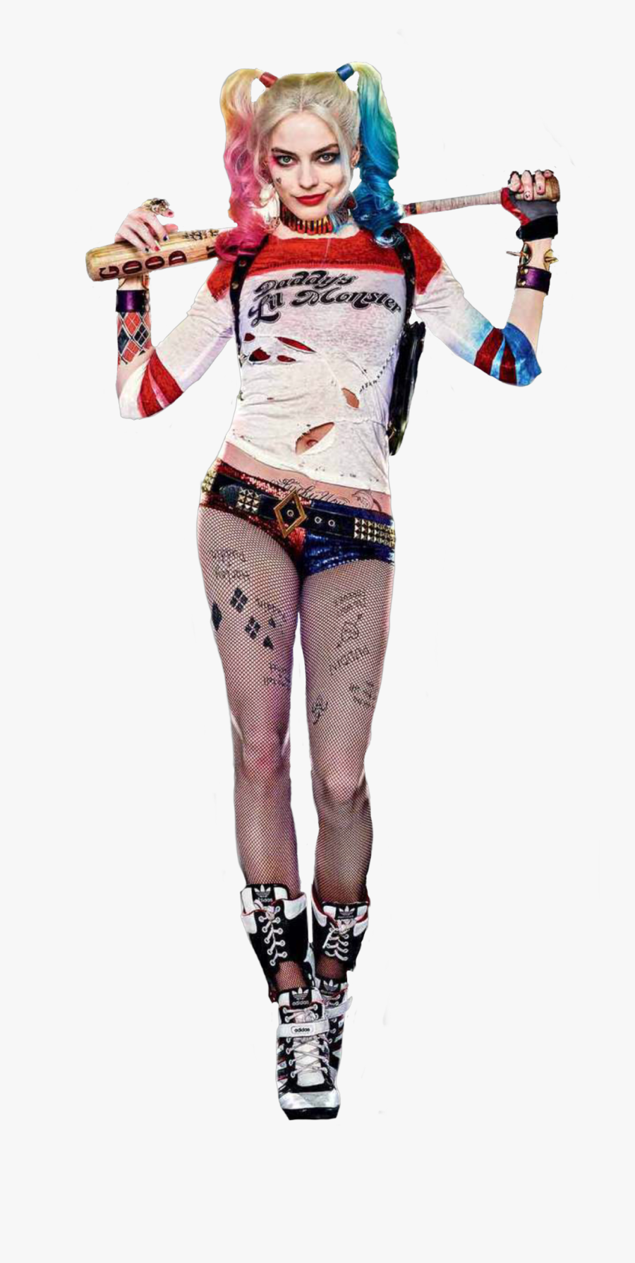 Harley Quinn Suicide Squad Png Image - Harley Quinn Tattoo Placement, Transparent Clipart