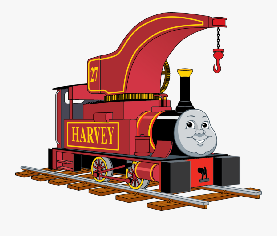 Steam Train Crane - Thomas The Tank Harvey, Transparent Clipart