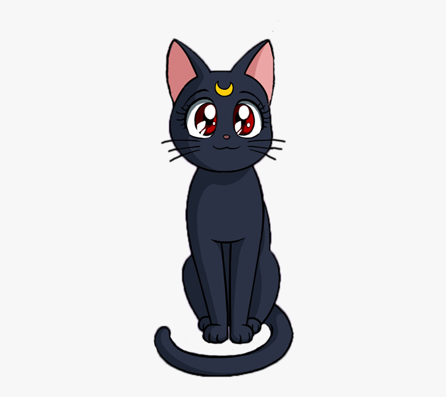 Wiccan Cat Clipart - Sailor Moon Cat Png, Transparent Clipart