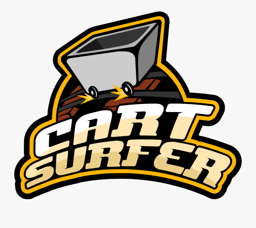 Carts Clipart Mining Cart - Club Penguin Cart Surfer Logo, Transparent Clipart