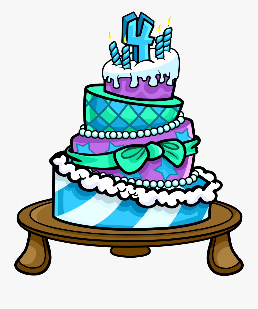 Fossil Clipart Cake - 4th Birthday Cake Png, Transparent Clipart