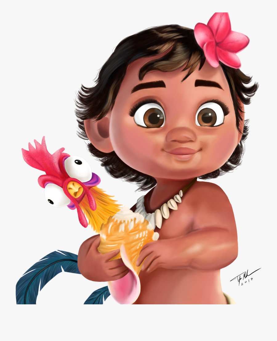Moana Baby Great Free Silhouette Coloring Pages Transparent - Baby