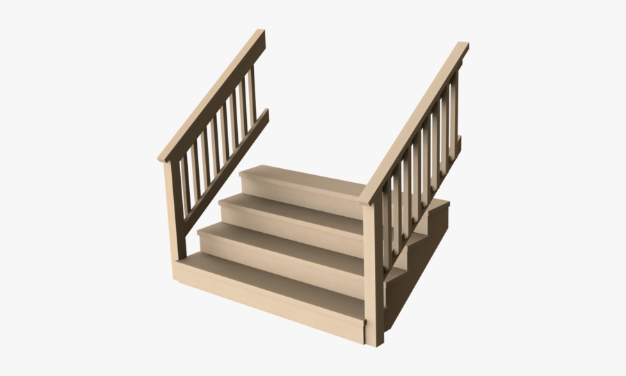 Porch / Deck Stairs Solidworks 3d Cad - Porch Stairs Png, Transparent Clipart