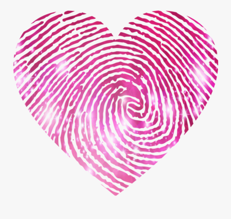 #heart #corazon #fingerprint #huella #digital #pink - Detalles Que Dejan Huella, Transparent Clipart