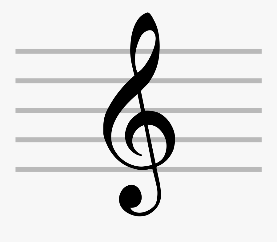 Transparent Music Png - Symbol Of G Clef, Transparent Clipart