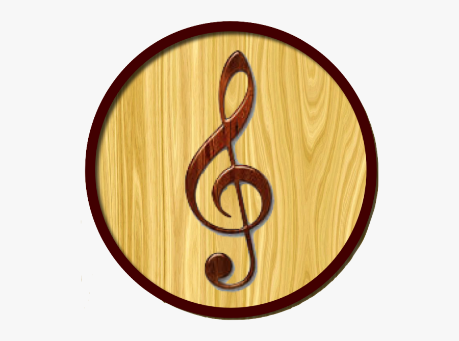 Music Icon Wood, Music, Playlist, Listen Png And Psd - Treble Clef, Transparent Clipart