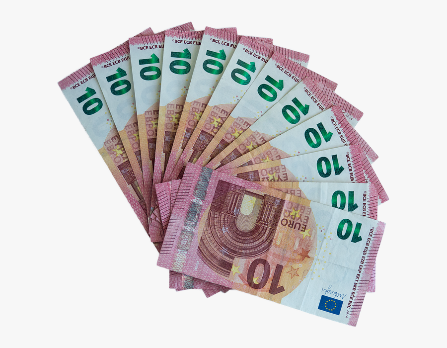 Euro Cash Transparent Png, Transparent Clipart