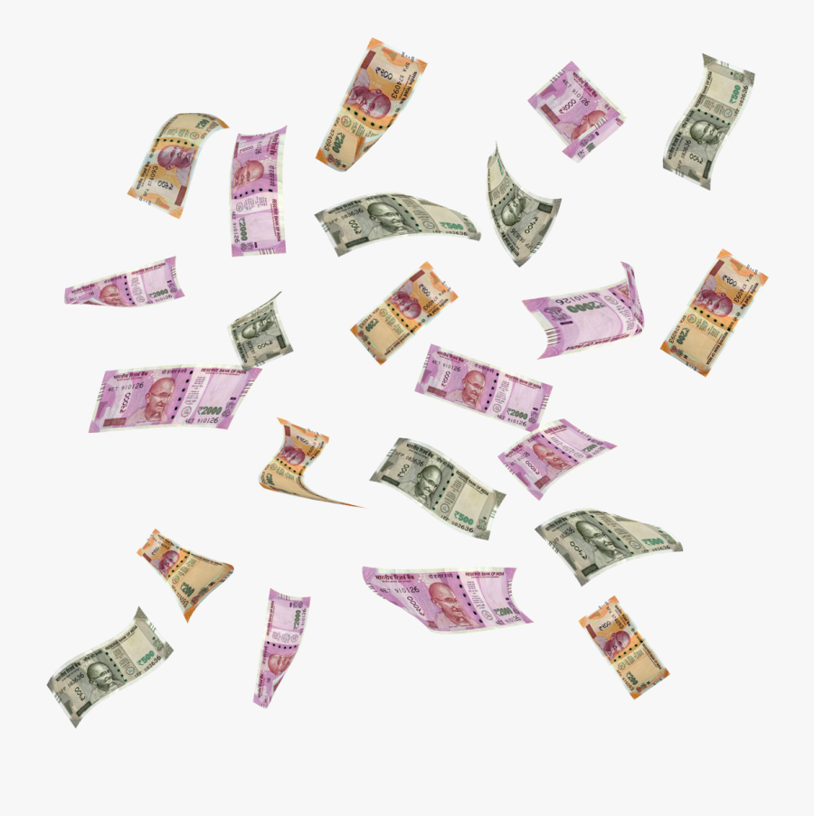 Indian Money Flying Png, Transparent Clipart