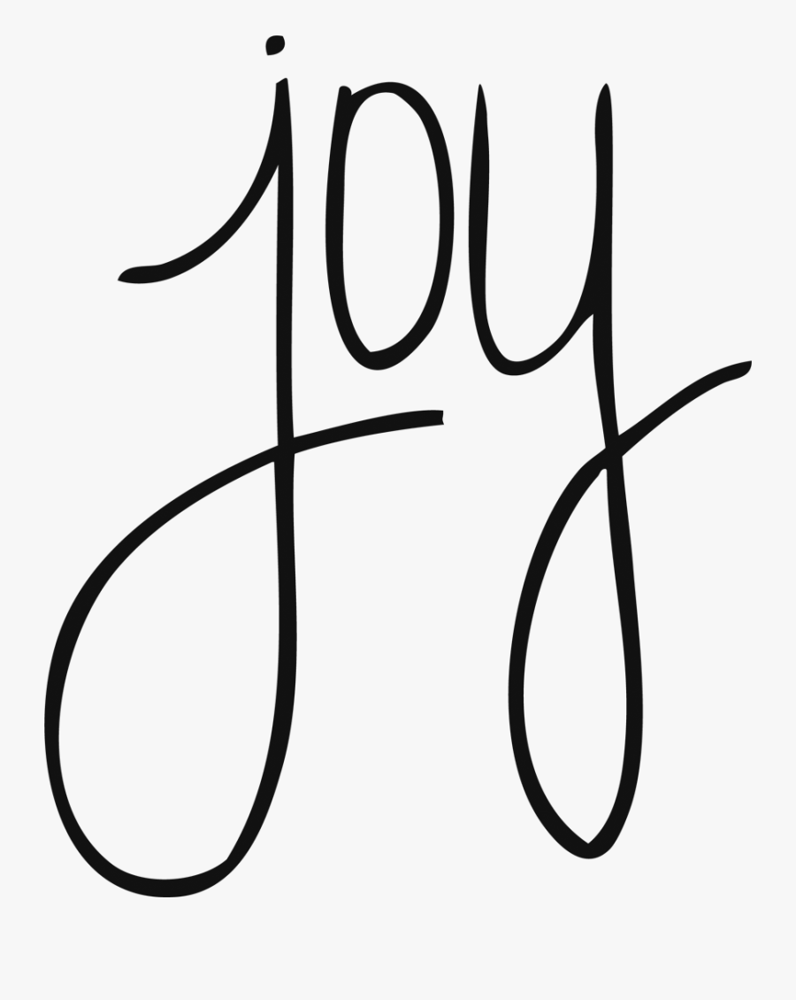 Coffee Line Art Black And White Monochrome Photography - Joy Word Png, Transparent Clipart
