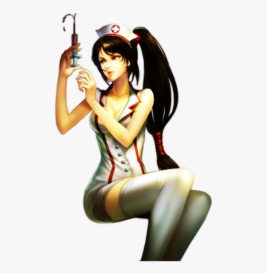 Akali Sexy Nurse Skin Png Image - League Of Legends Sexy Png, Transparent Clipart