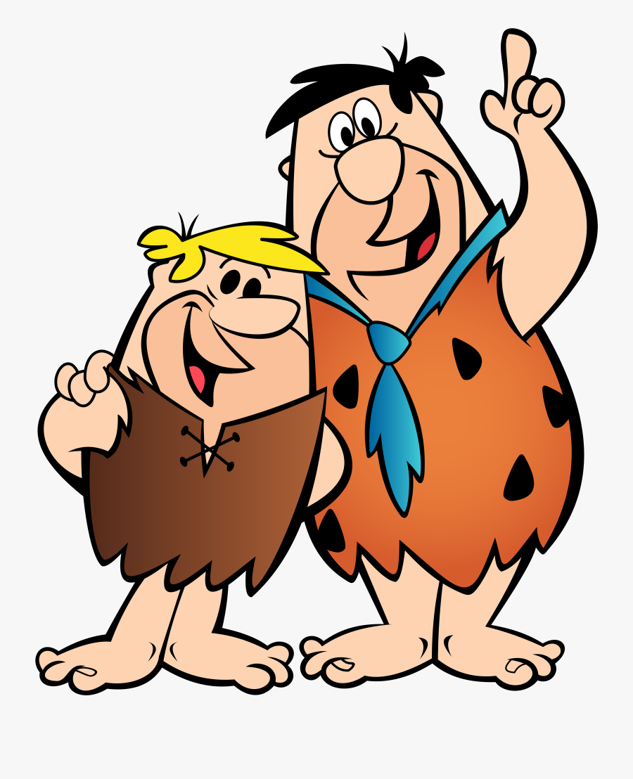 Fred Flintstone And Barney Rubble Png Clip Art Imageu200b - Fred E Barney Flintstones, Transparent Clipart